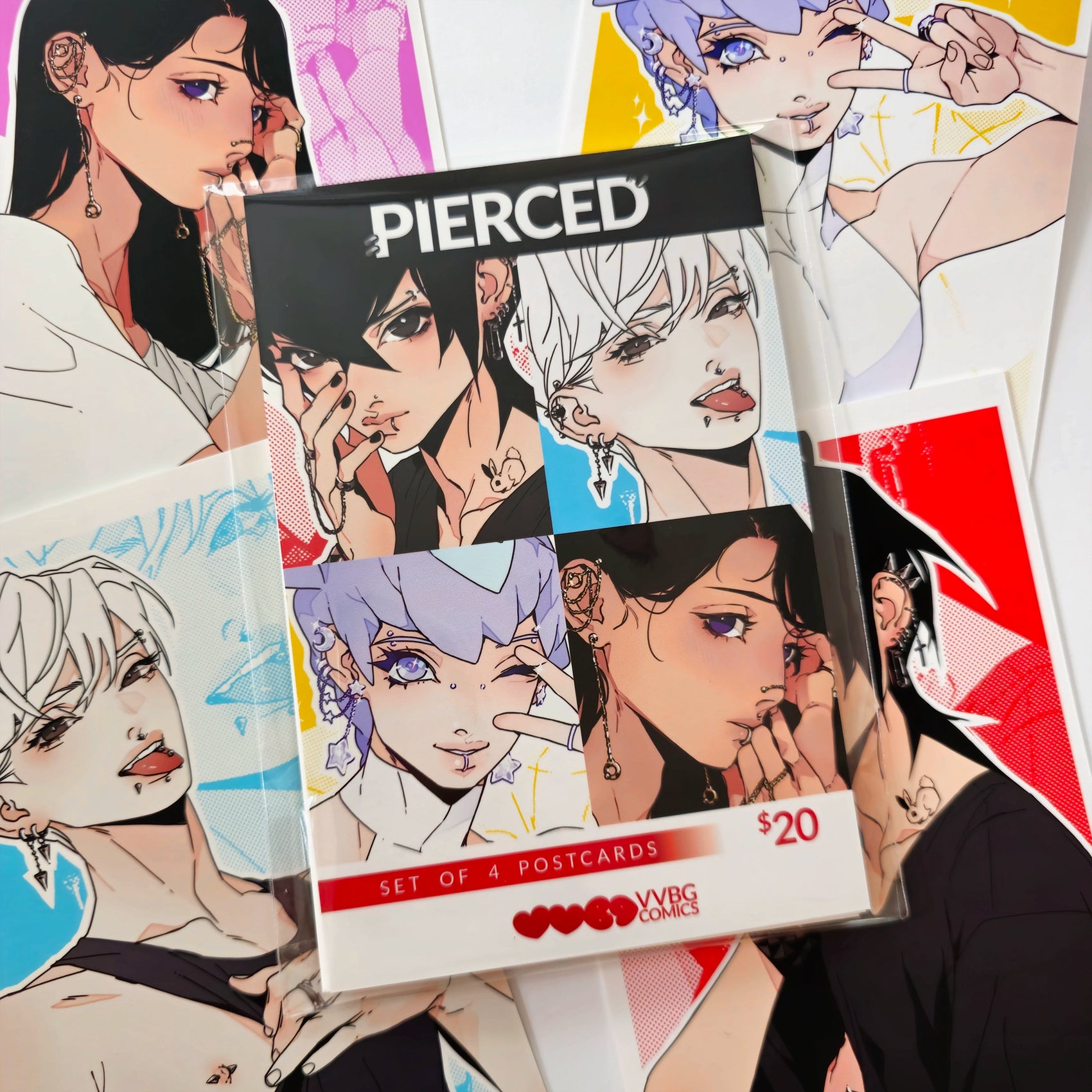 Pierced  || Postcard Pack
